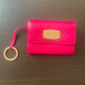 Small pink wallet